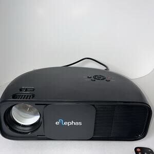 720P HD LED Movie Projector, with 3000:1 Contrast Support HDMI USB VGA Smartphon